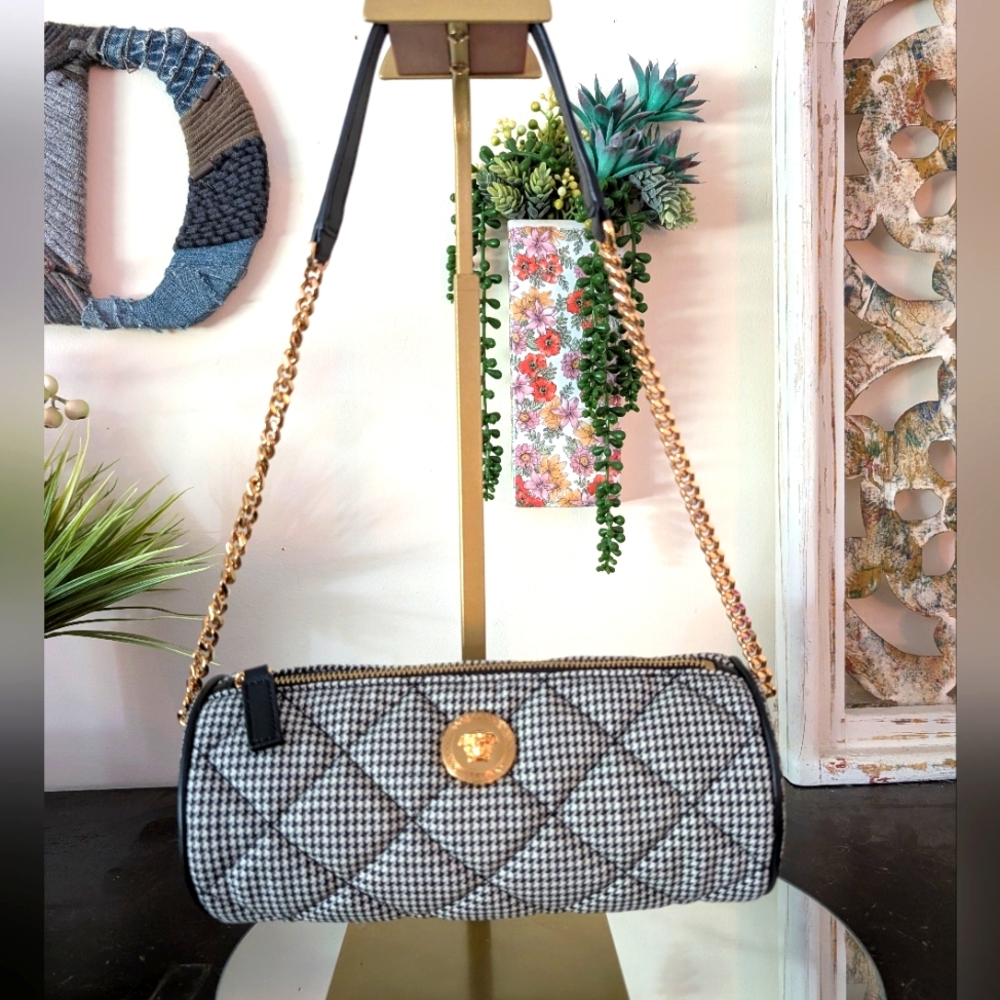 Versace Medusa Quilted Barrel Bag NWT And Authentic